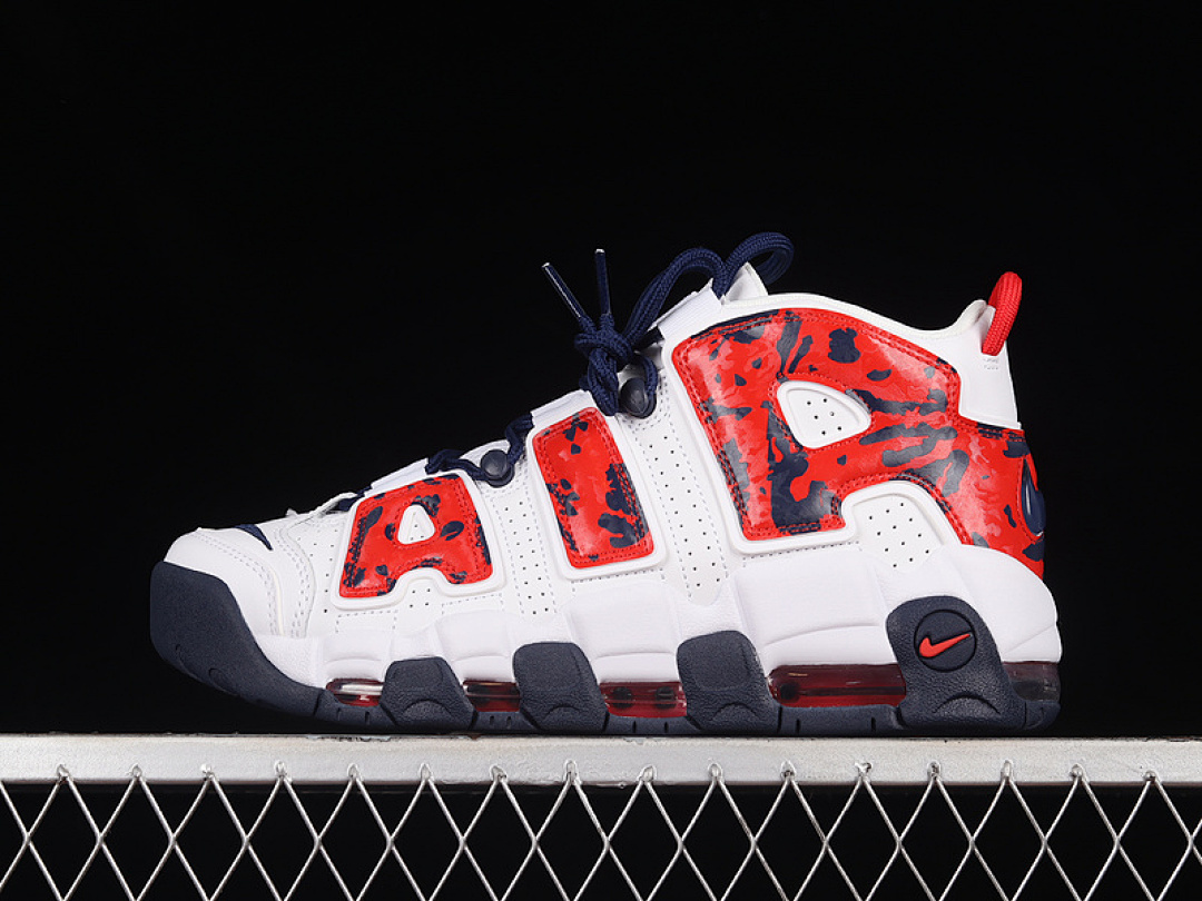 Nike Nike AIR MORE UPTEMPO WHITE/UNIVERSITY RED/BLUE VOID · CZ7877-100, photo 1
