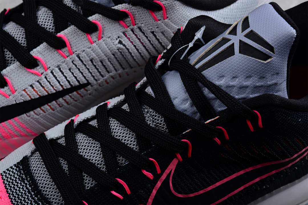 Nike [747212-010]-[KOBE 10 ELITE MAMBACURIAL BLACK/BLACK-WOLF GREY-PINK FLASH]-[MAN:40-46] - Image 8