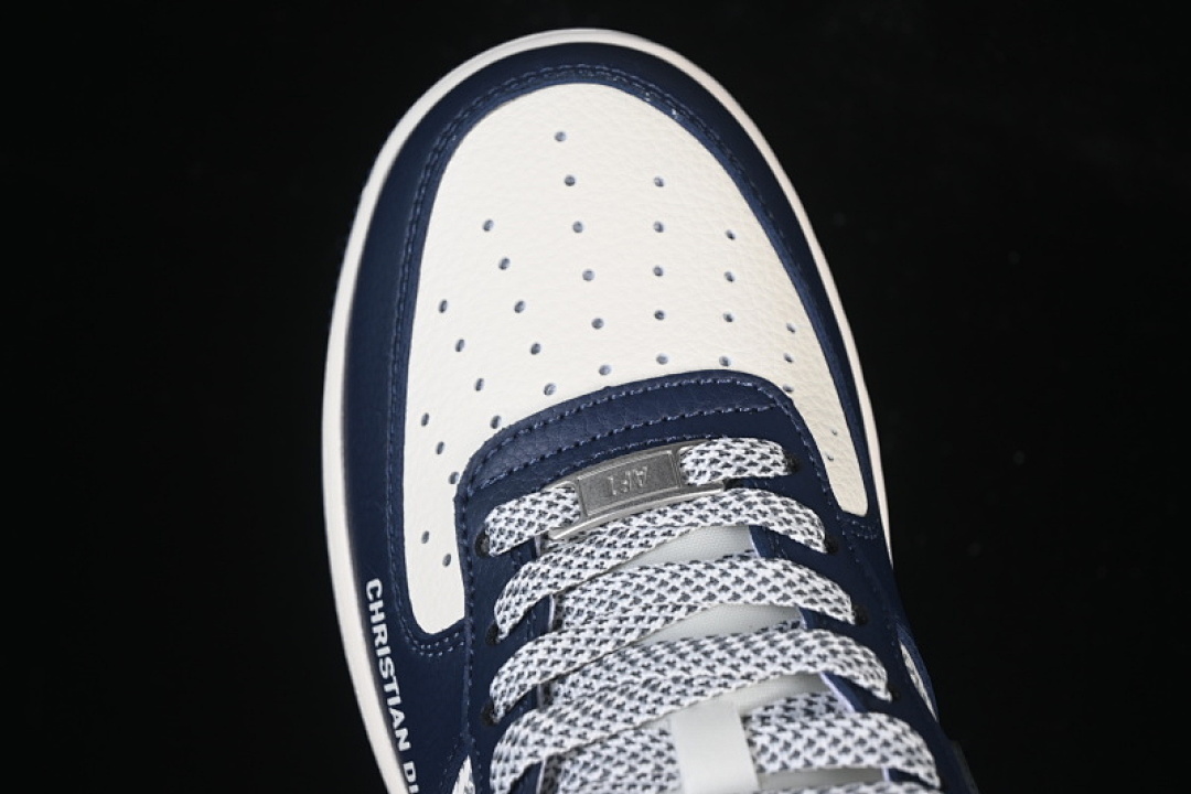 Nike [XD2588-603]-[AIR FORCE 1 07 LOW CASUAL SNEAKERS WHITE/BLUE/GREY]-[WOMAN:36-39]-[MAN:40-45] - Image 9