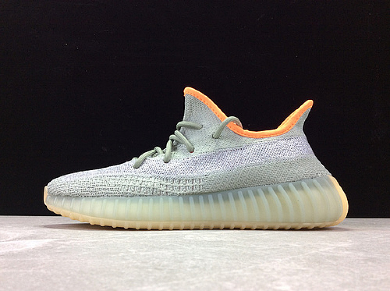 Adidas Adidas YEEZY BOOST 350 V2 DESERT SAGE/GREY/ORANGE · FX9035, photo 1