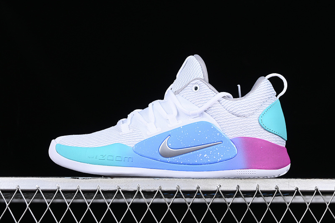 Purple HYPERDUNK X LOW 10 WHITE/BLUE/PURPLE · AR0465-103, photo 1