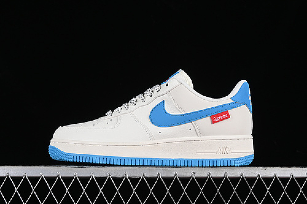 Nike [HD1968-024]-[SUPREME AIR FORCE 1 07 LOW WHITE/BLUE]-[WOMAN:36-39]-[MAN:40-45], photo 1