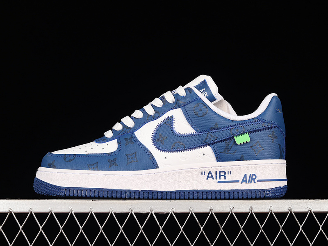Nike Nike [MS 0232]-[L*V X AIR FORCE 1 LOW WHITE/DARK BLUE/WHITE]-[WOMAN:36-39]-[MAN:40-45], photo 1