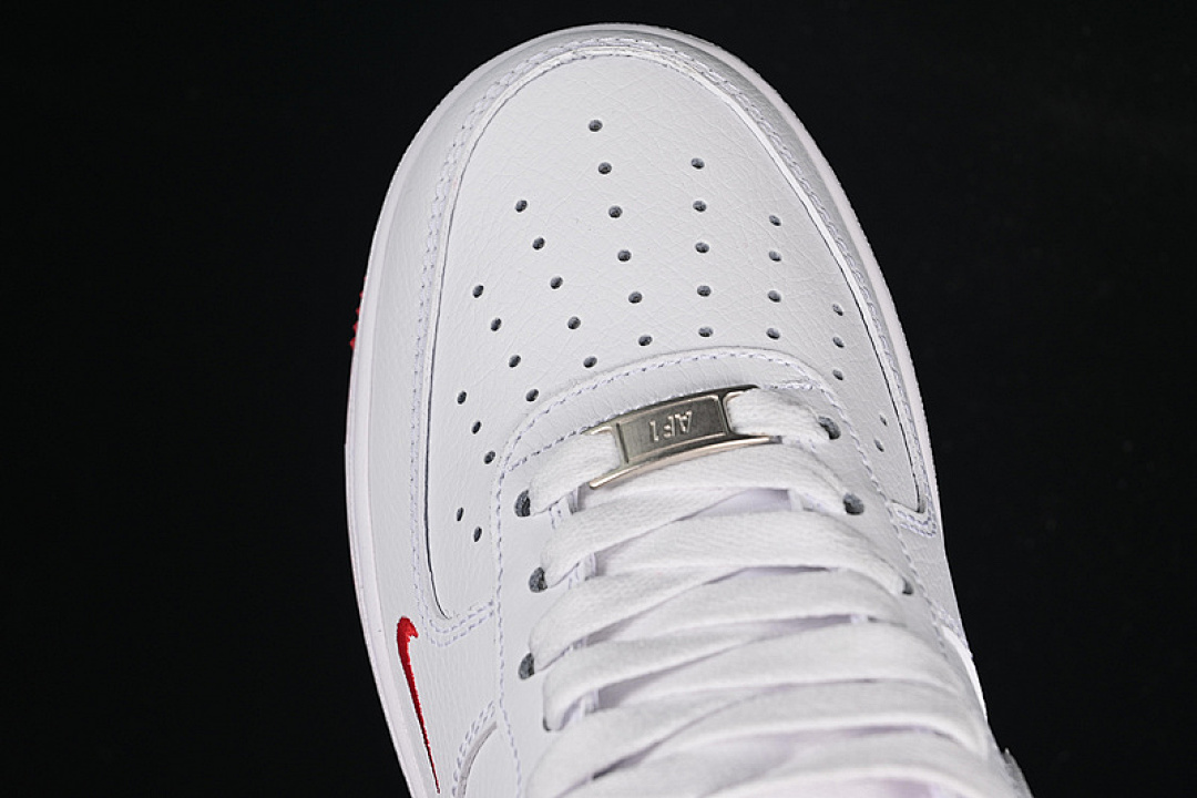 Nike [ZH0316-103]-[AIR FORCE 1 07 LOW WHITE/RED]-[WOMAN:36-39]-[MAN:40-45] - Image 10