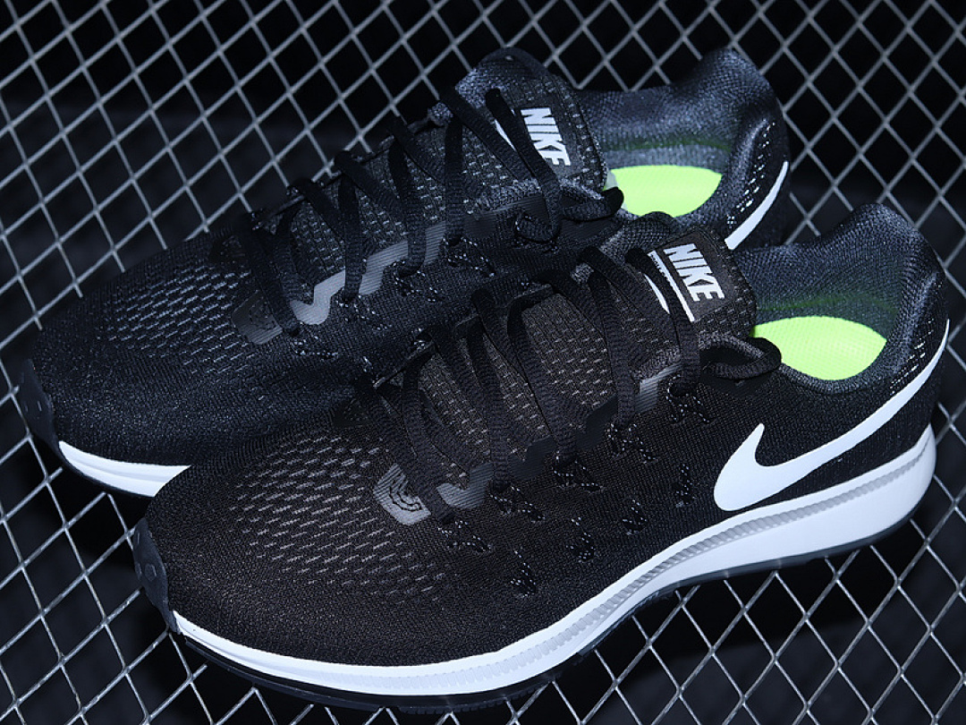 Nike [831352-001]-[AIR ZOOM PEGASUS 33 BLACK/WHITE-ANTHRACITE-COOL GREY]-[WOMAN:36-39]-[MAN:40-44] - Image 6