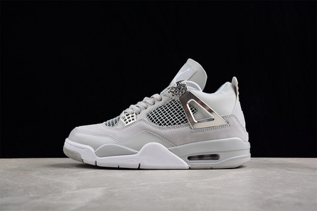 Jordan [AQ9129-001]-[AIR JORDAN 4 RETRO LIGHT IRON ORE/SAIL/NEUTRAL GREY/BLACK/METALLIC (SILVER]), photo 1