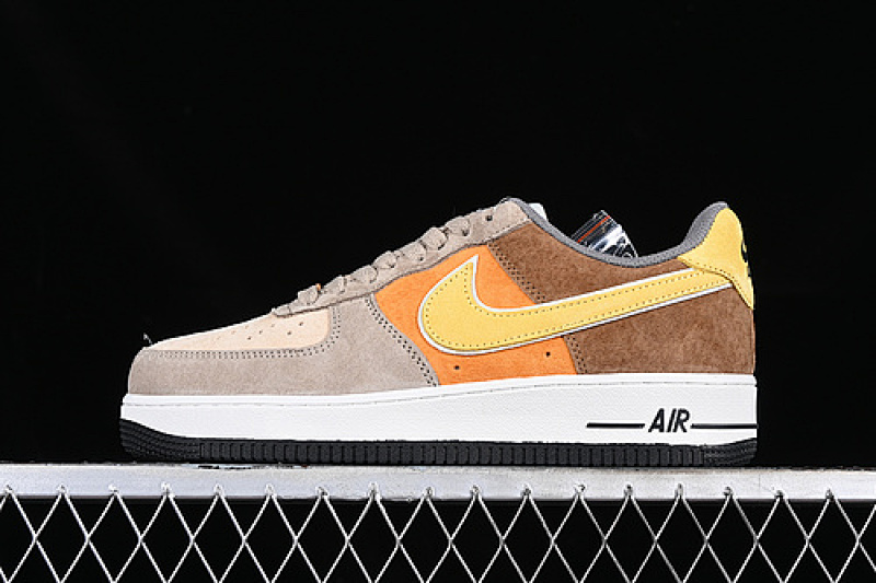 Nike Nike AIR FORCE 1 07 LOW WHITE/YELLOW/BLACK/ORANGE/GREY · LF8989-555, photo 1
