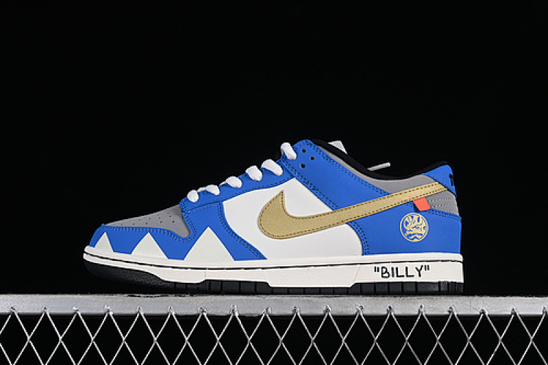 Nike SB DUNK LOW WHITE/BLUE/GREY/YELLOW · ZZ1998-007, photo 1