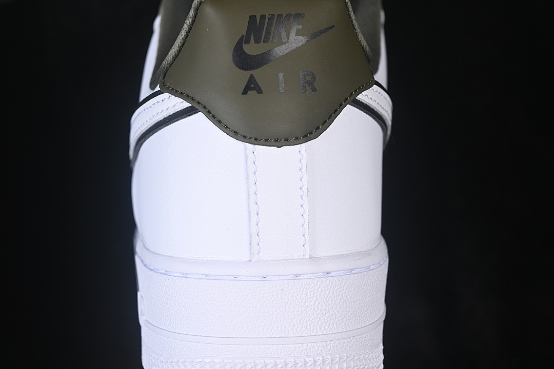 Nike [IO4226-100]-[AIR FORCE 1 07 LOW CASUAL SNEAKERS WHITE/GREEN/WHITE]-[WOMAN:36-39]-[MAN:40-45] - Image 7