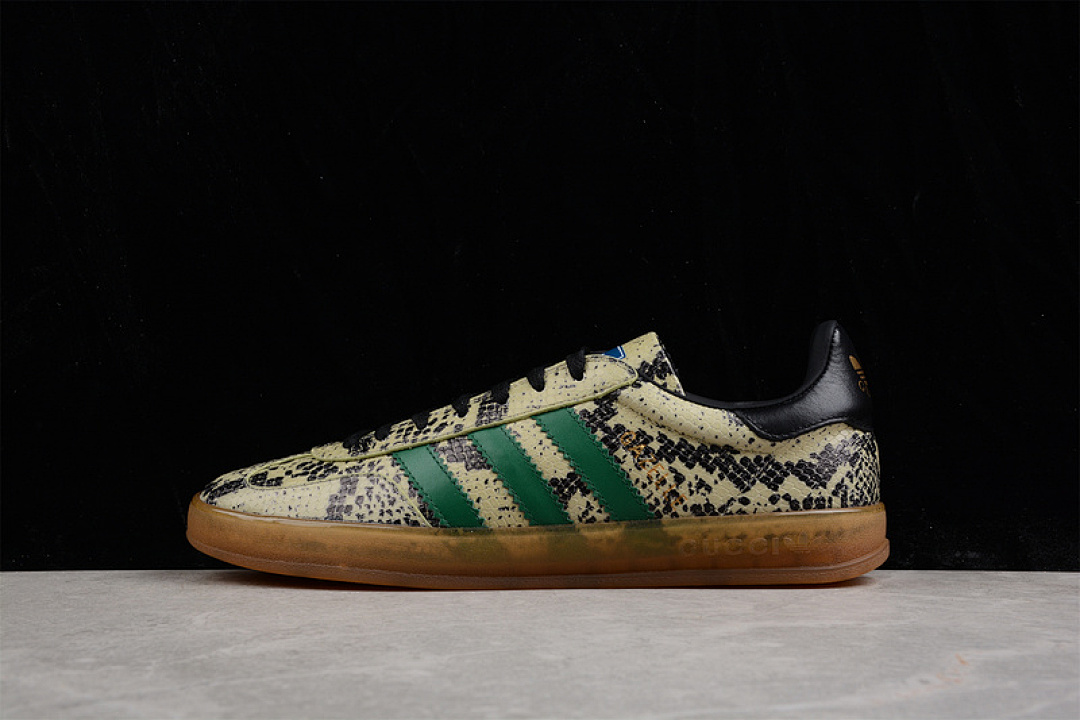 Unbranded [GU*CCI X GAZALLE SHOES PYTHON PATTERN/GREEN/BLACK]-[WOMAN:35-39]-[MAN:40-45], photo 1