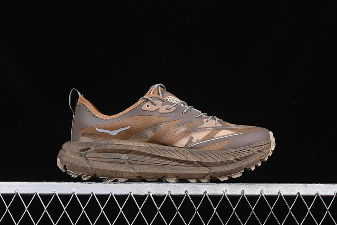 Hoka [1157050 RBBR]-[HOKA ONE SATISFY RUNNING MAFATE TRAIL BROWN/GREY] - Image 16