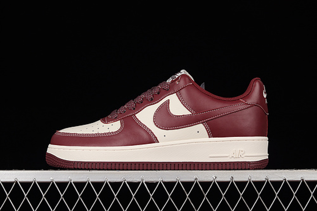 Nike [JH6969-281]-[AIR FORCE 1 07 LOW WINE RED/WINE RED/BEIGE]-[WOMAN:36-39]-[MAN:40-45], photo 1