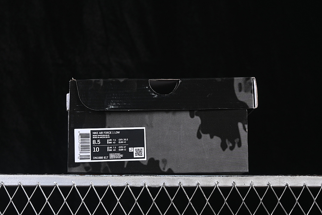 Nike [DN1688-817]-[AIR FORCE 1 07 LOW CASUAL SNEAKERS BEIGE/NAVY BLUE]-[WOMAN:36-39]-[MAN:40-45] - Image 12