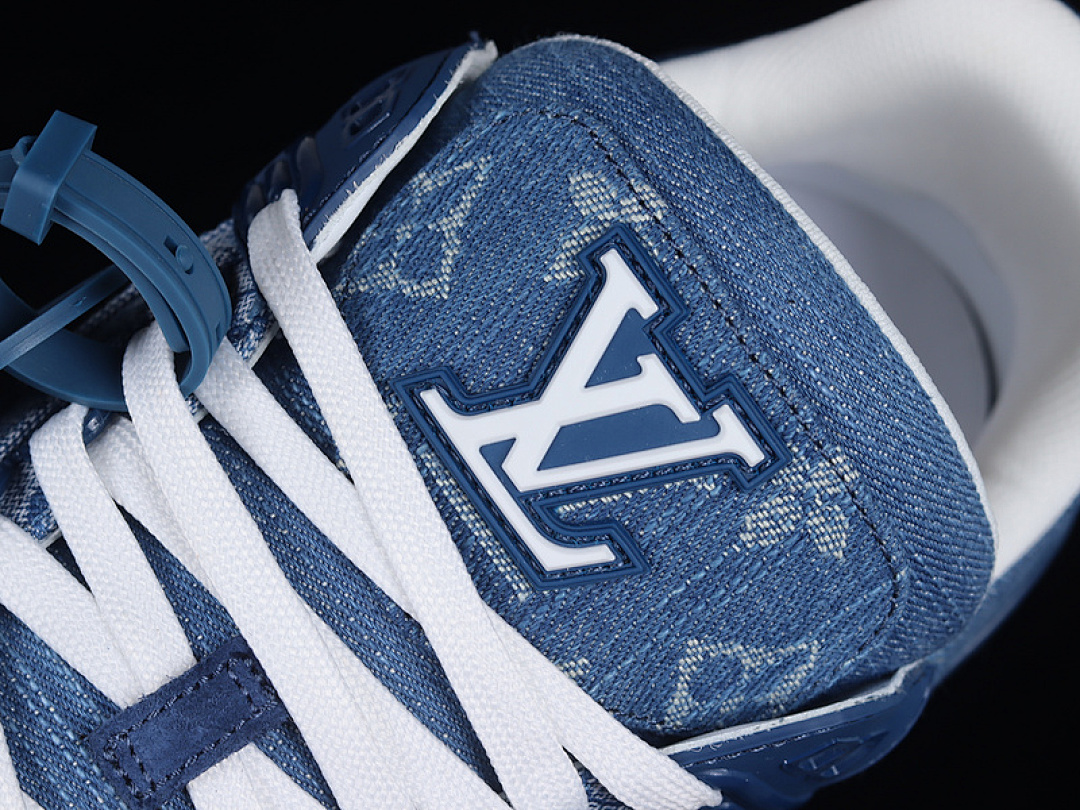 Louis Vuitton [L*V FASHION CATWALK SNEAKERS NAVY BLUE/WHITE/GREEN]-[MAN:38-46] - Image 10