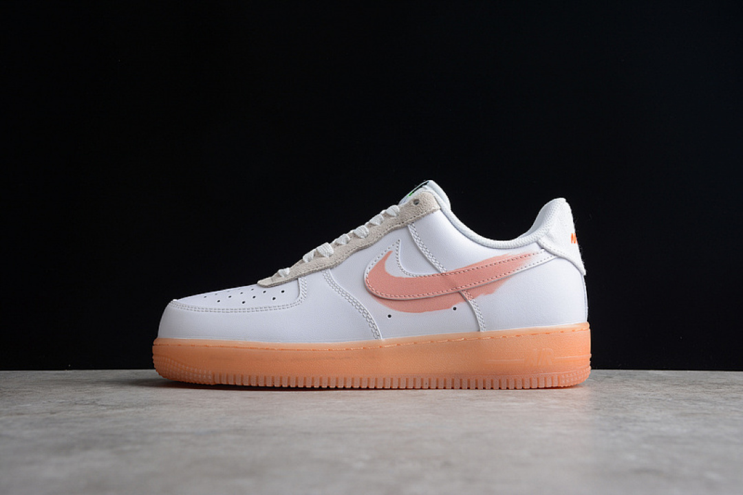 Nike [DB3595-100]-[AIR FORCE 1 LOW MILKY STORK WHITE/ORANGE/BEIGE]-[WOMAN:36-39]-[MAN:40-45], photo 1
