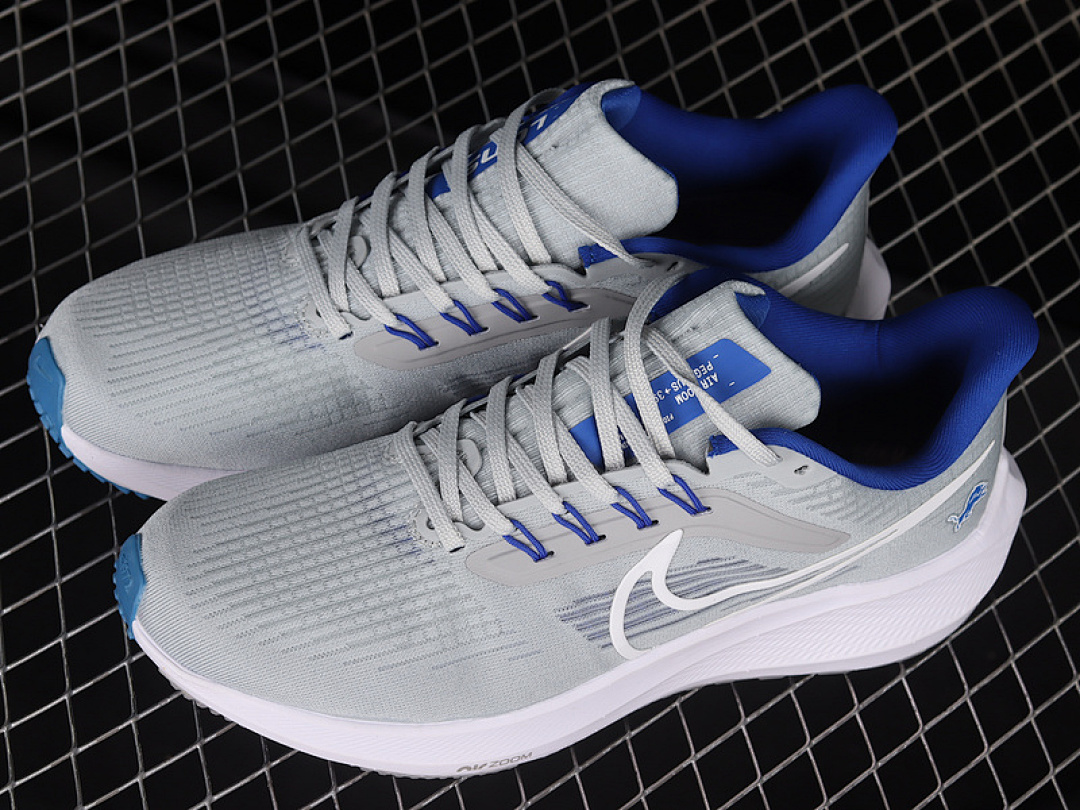 Nike [DR2042-001]-[AIR ZOOM PEGASUS 39 LIGHT GREY/BLUE/WHITE]-[MAN:39-45] - Image 10