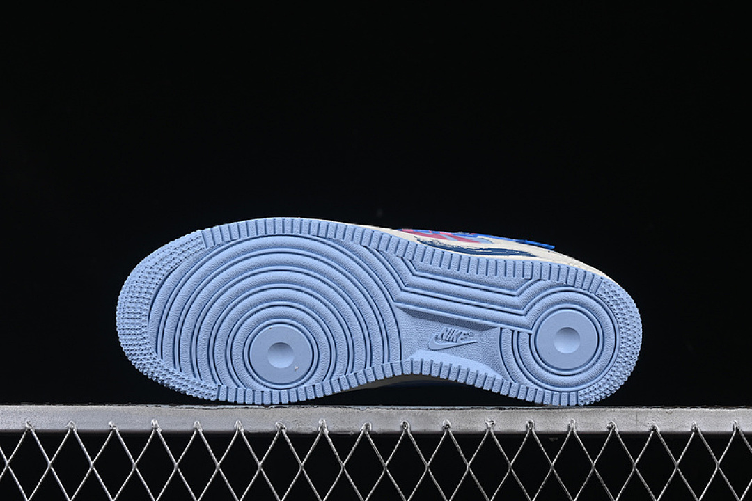 Nike [DB3301-121]-[AIR FORCE 1 07 LOW KAITO KUROBA WHITE/BLUE/PINK]-[WOMAN:36-39]-[MAN:40-45] - Image 15
