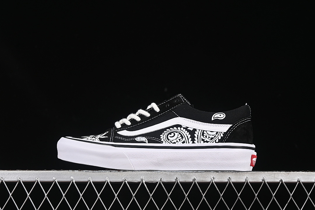 Unbranded [VN000CRPGRN]-[LOW-TOP RETRO CASUAL SHOES BLACK/WHITE]-[WOMAN:35-39]-[MAN:40-44], photo 1