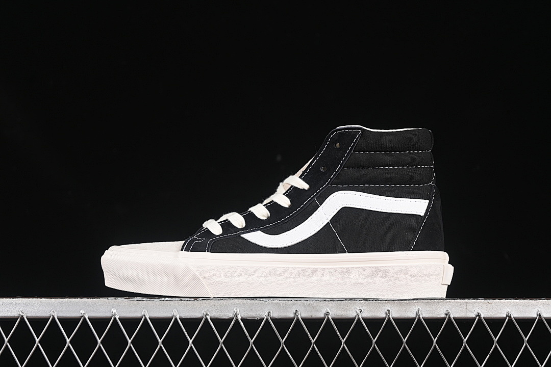 HIGH-TOP CASUAL SNEAKERS BLACK/BEIGE/WHITE · VN0A2XS1ML5, photo 1