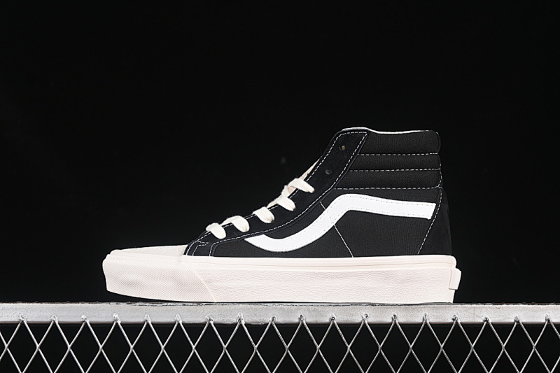 HIGH-TOP CASUAL SNEAKERS BLACK/BEIGE/WHITE · VN0A2XS1ML5, photo 1