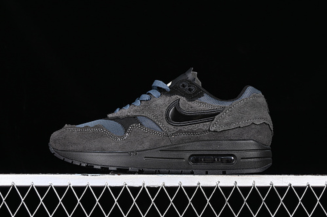 Unbranded [AH8145-002]-[AIR MAX 1 BLACK/BLUE]-[WOMAN:36-39]-[MAN:40-47.5], photo 1