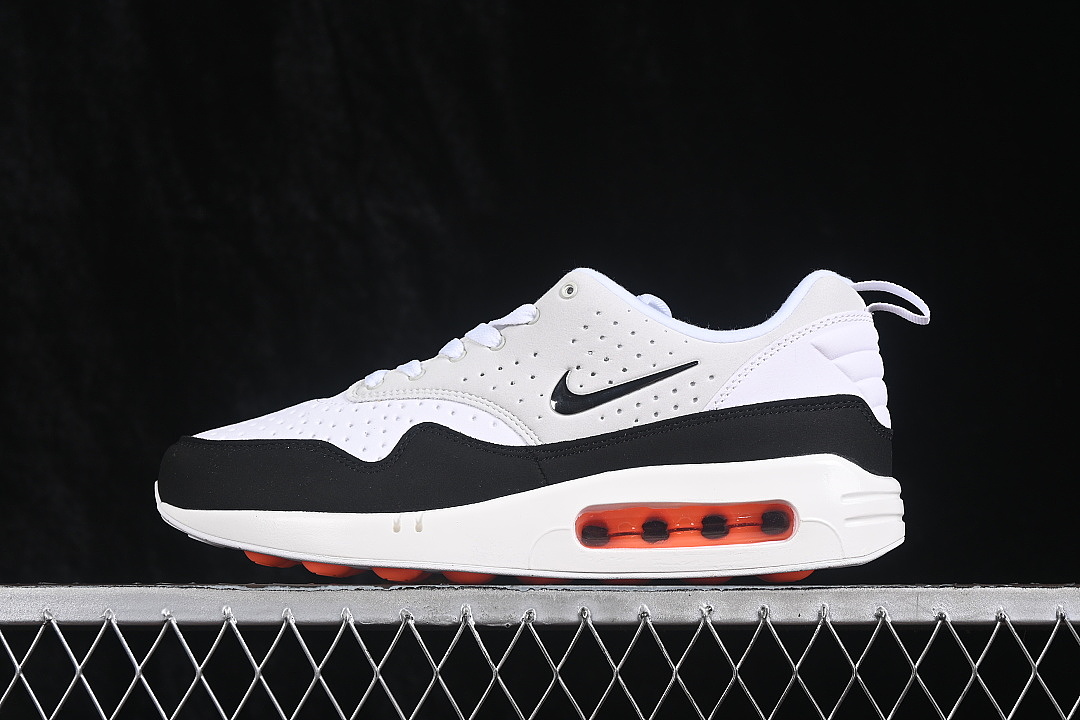 Nike AIR MAX 1 AIR CUSHIONED RETRO SHOES WHITE/BLACK · DV1403-001, photo 1
