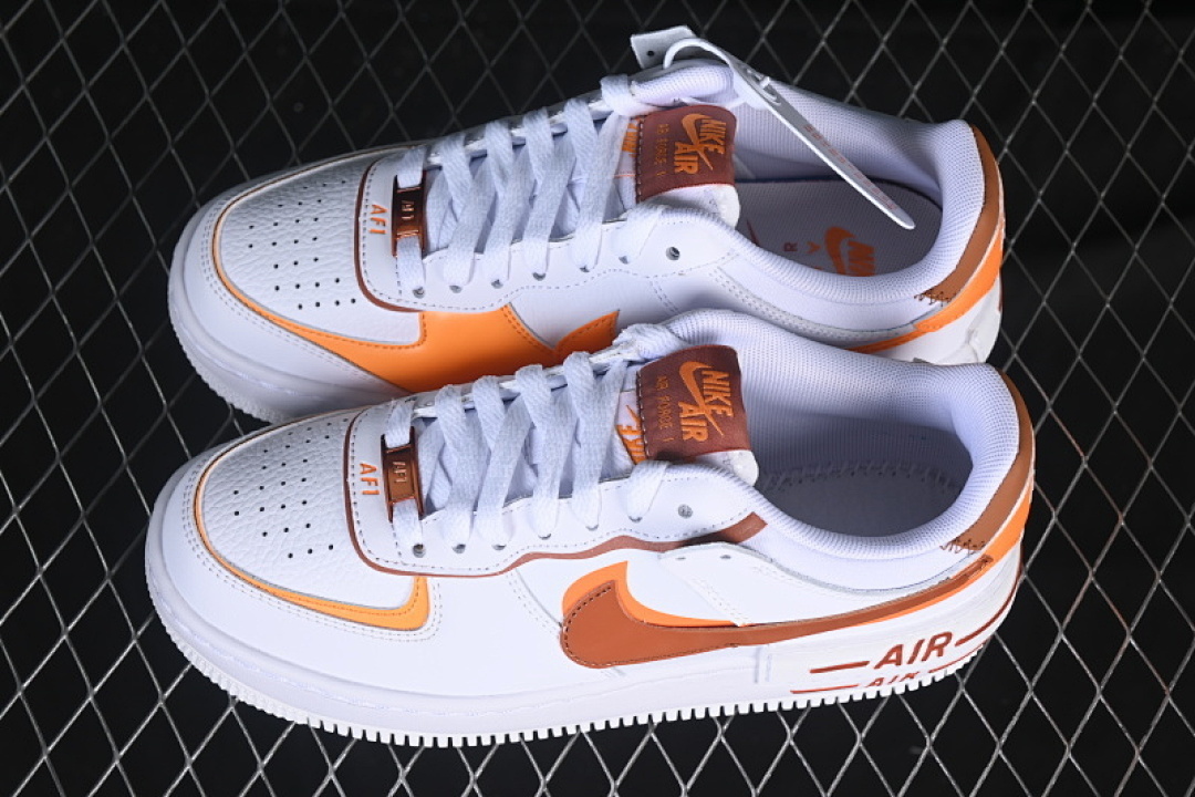 Nike [CI0919-124]-[AIR FORCE 1 SHADOW VERSATILE SNEAKERS RED/ORANGE/WHITE]-[WOMAN:35.5-39]-[MAN:40] - Image 10