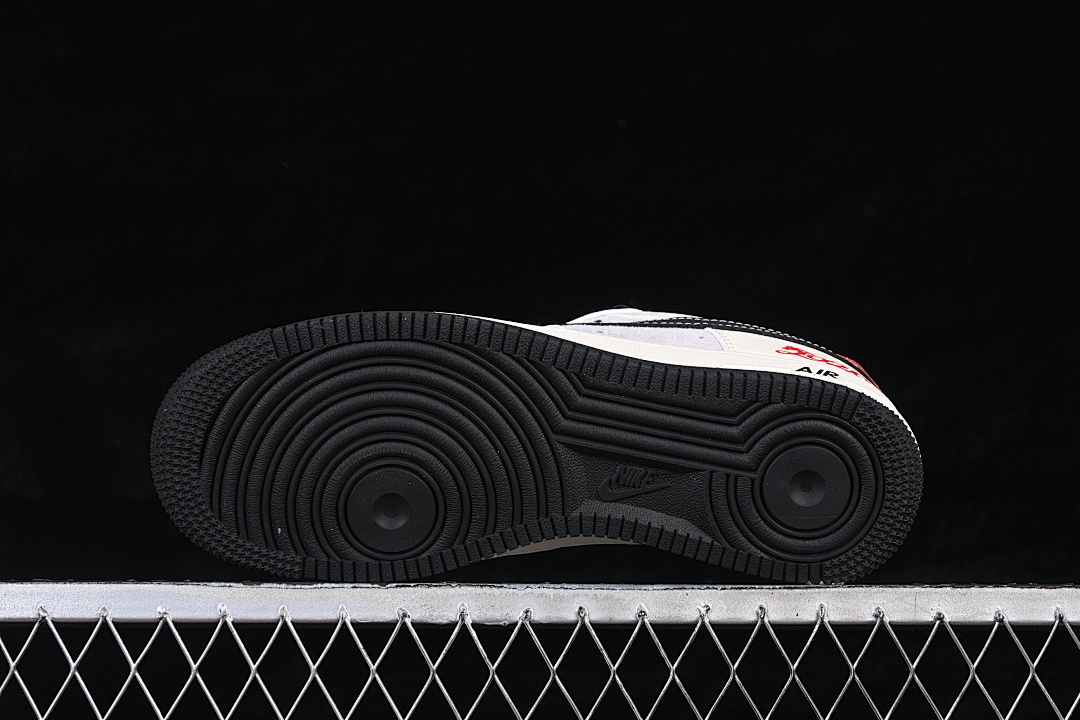 Nike [XD0028-015]-[AIR FORCE 1 07 LOW WHITE/GREY/BLACK/RED]-[WOMAN:36-39]-[MAN:40-45] - Image 15
