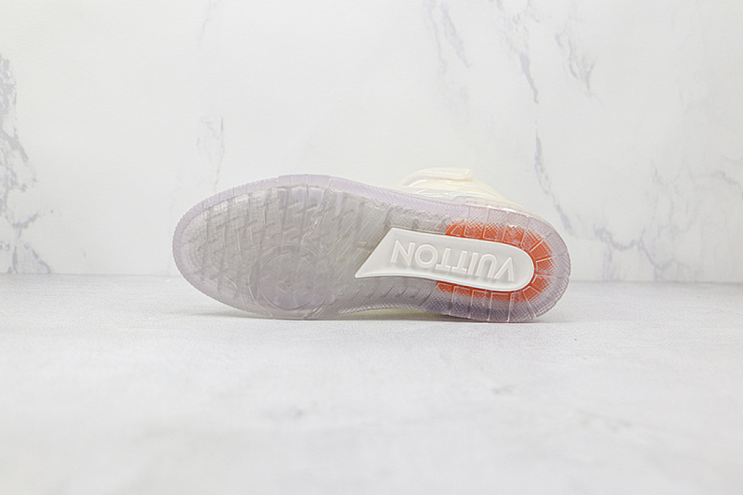 Louis Vuitton [L*V 2021 HIGH TRAINER WHITE/WHITE/WHITE]-[MAN:39-45] - Image 9