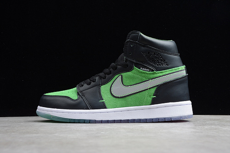 Jordan AIR Jordan 1 HIGH ZOOM FIR/BLACK-TOMATILLO-RAGE GREEN · CK6637-300, photo 1