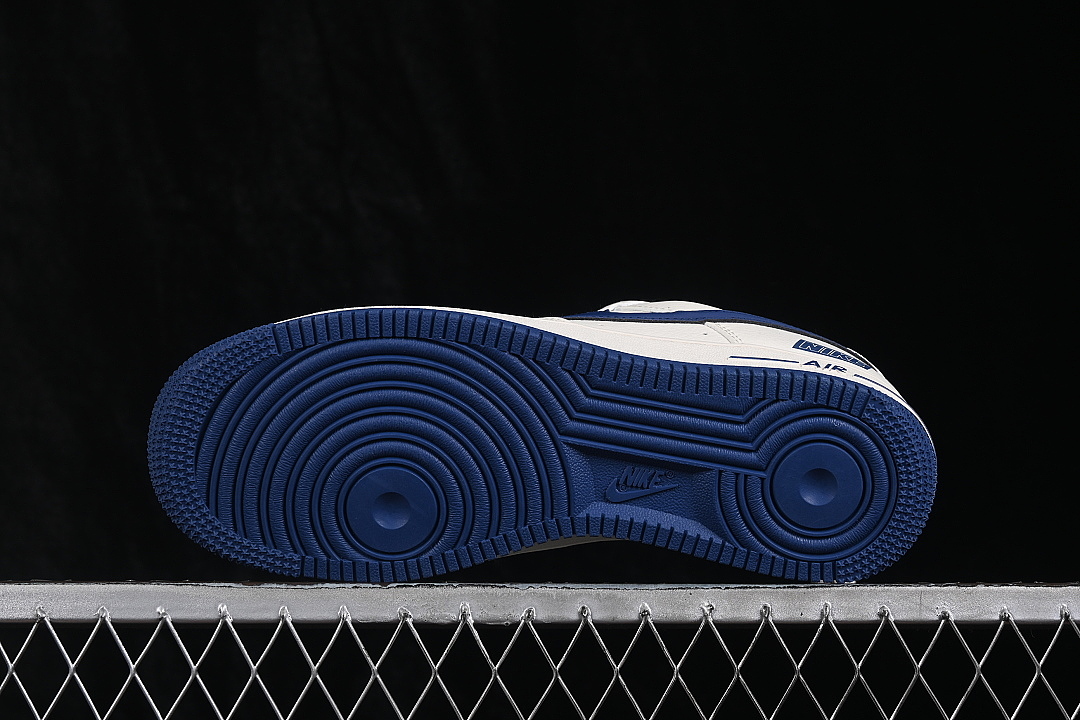 Nike [JP8028-075]-[AIR FORCE 1 07 LOW CASUAL SNEAKERS NAVY BLUE/WHITE]-[WOMAN:36-39]-[MAN:40-45] - Image 14