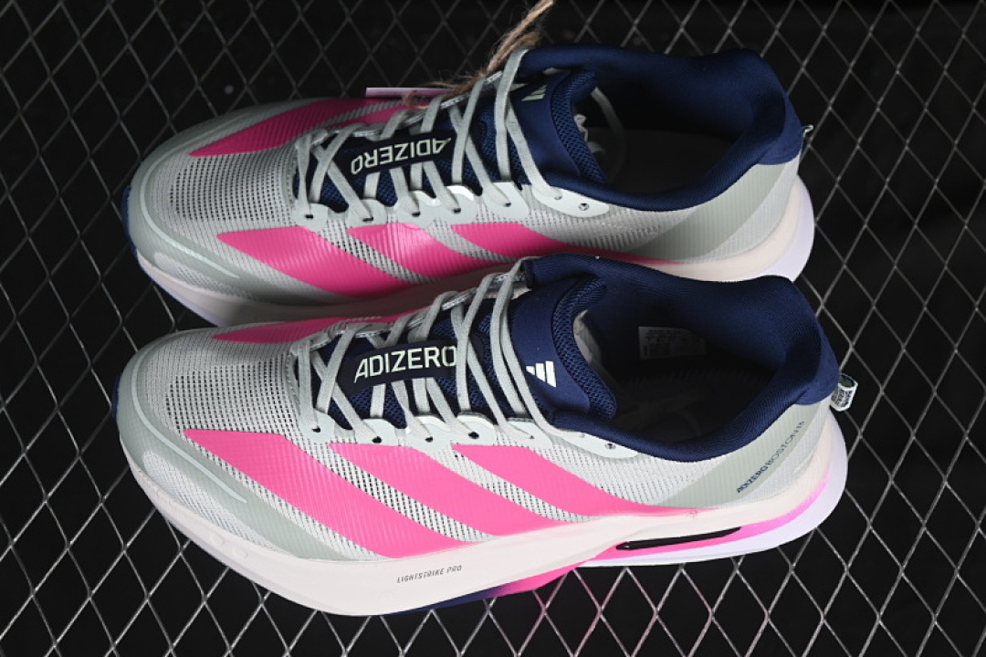 On Running [HQ4912]-[ADIZERO BOSTON 13 LINEN GREEN/SHOCK PINK/DARK BLUE]-[WOMAN:36-39]-[MAN:40-46] - Image 11