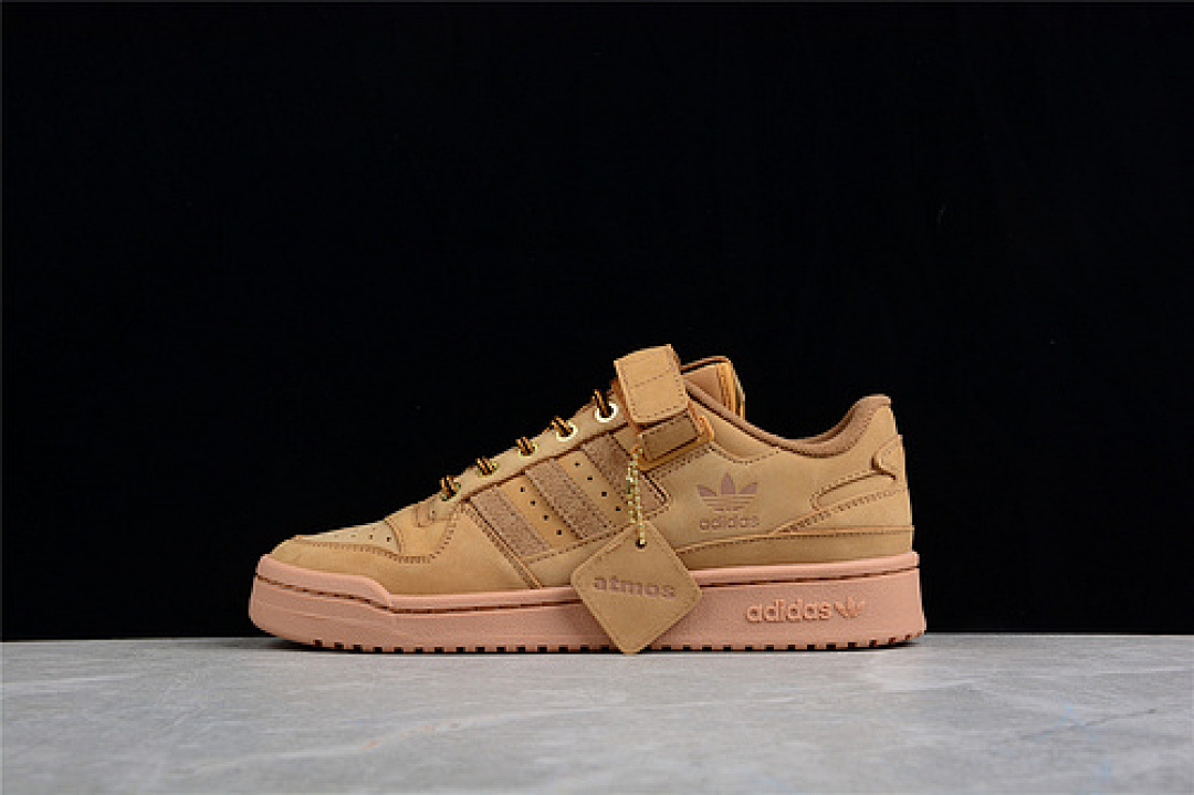 ATMOS X FORUM LOW SHOES WHEAT MESA/MESA/GUM · GX3953, photo 1