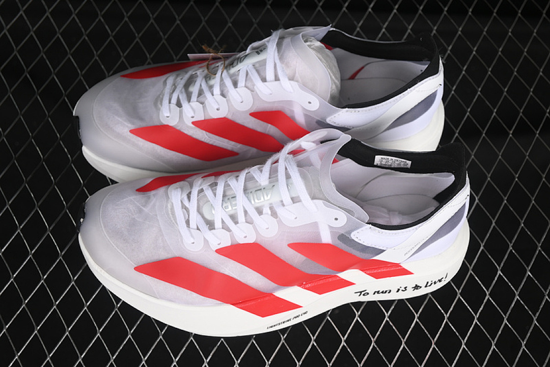 Adidas [IH5565]-[ADIZERO EVO WHITE/GREY/RED]-[WOMAN:36-39]-[MAN:40-46] - Image 10