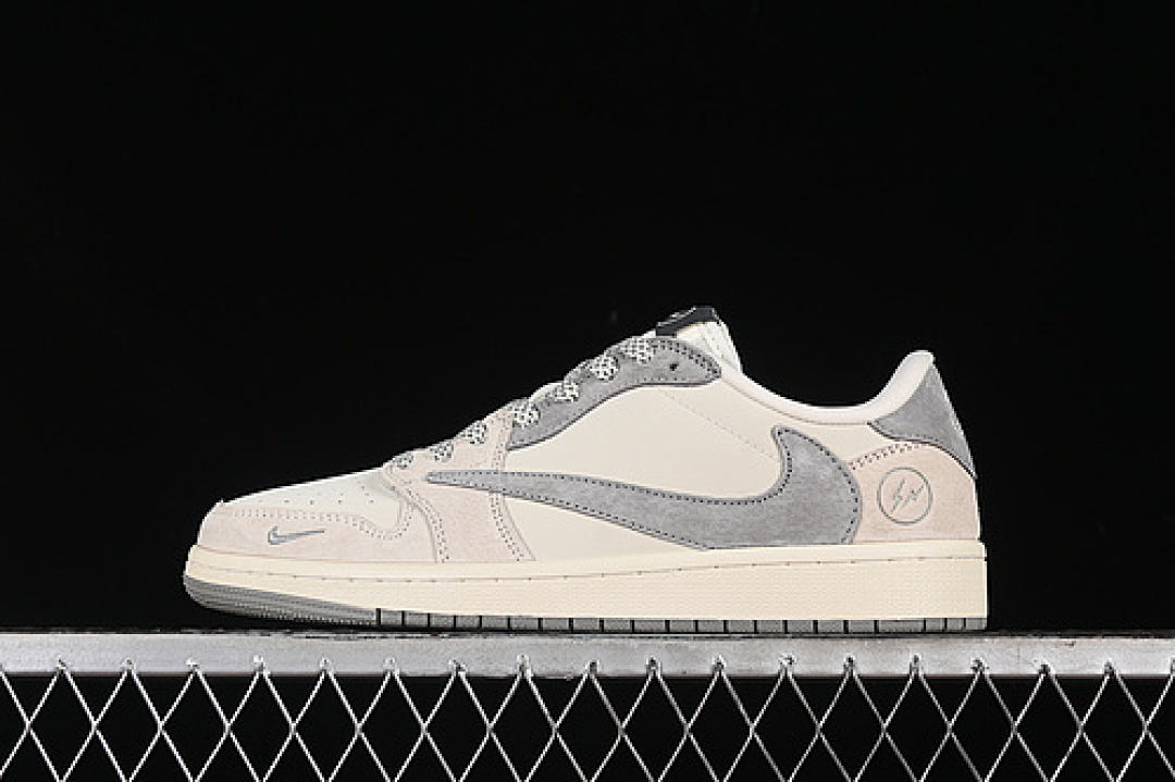 Jordan [JH6088-612]-[TRAVIS SCOTT X FRAGMENT DESIGN AIR JORDAN 1 LOW OG SP OFF WHITE/GREY]-[36-45], photo 1