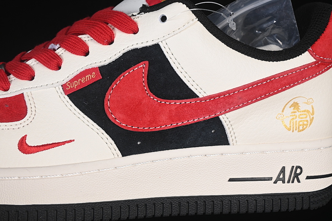 Nike [XD0028-011]-[AIR FORCE 1 07 LOW WHITE/RED/BLACK]-[WOMAN:36-39]-[MAN:40-45] - Image 8