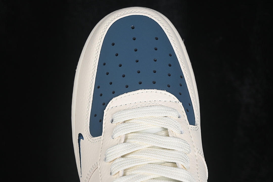 Nike [LD1999-025]-[AIR FORCE 1 07 LOW CASUAL SNEAKERS NAVY BLUE/WHITE]-[WOMAN:36-39]-[MAN:40-45] - Image 9
