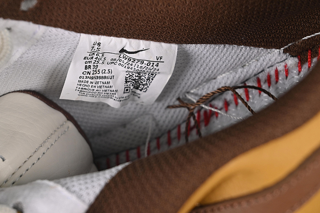 Nike [LW9279-014]-[AIR FORCE 1 07 LOW LV WHITE/BROWN/YELLOW]-[WOMAN:36-39]-[MAN:40-45] - Image 5
