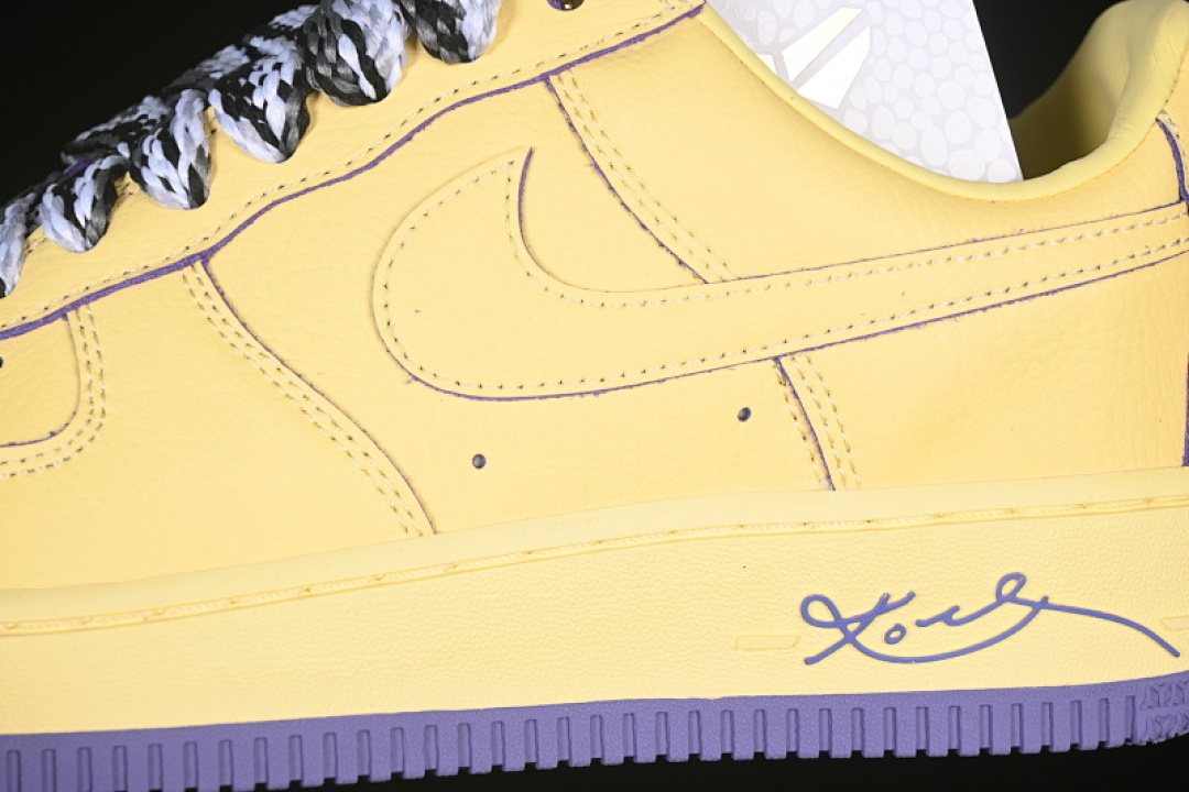 Nike [HV9408-700]-[AIR FORCE 1 07 LOW YELLOW/PURPLE]-[WOMAN:36-39]-[MAN:40-45] - Image 8