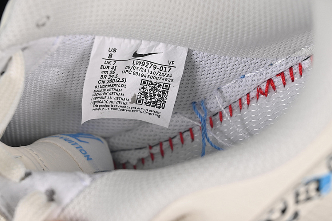 Nike [LW9279-017]-[AIR FORCE 1 07 LOW LV WHITE/BLUE]-[WOMAN:36-39]-[MAN:40-45] - Image 6