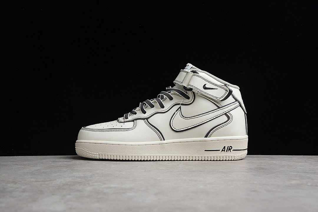 Nike Nike AIR FORCE 1 MID WHITE/BLACK/WHITE · AQ2898-008, photo 1