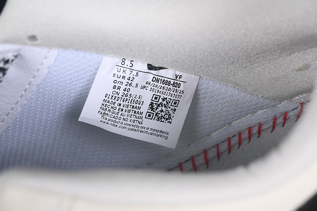 Nike [DN1688-820]-[AIR FORCE 1 07 LOW CASUAL SNEAKERS WHITE/BLACK/WHITE]-[WOMAN:36-39]-[MAN:40-45] - Image 6