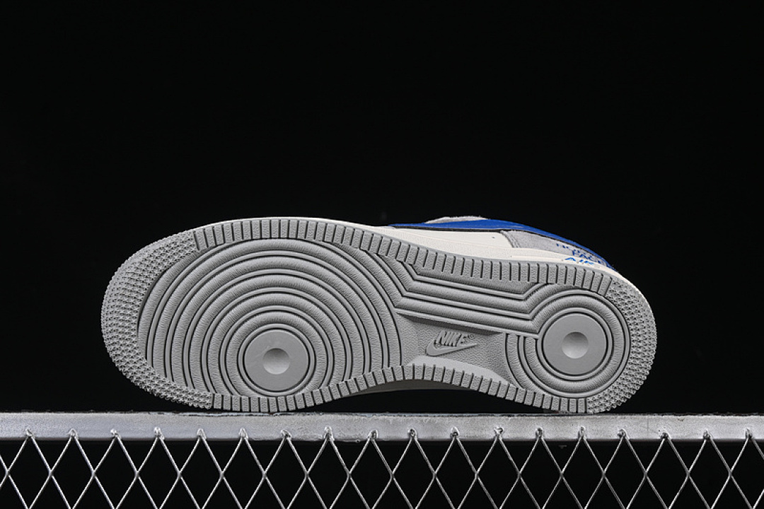 Nike [XZ6188-745]-[AIR FORCE 1 07 LOW WHITE/BLUE/GREY]-[WOMAN:36-39]-[MAN:40-45] - Image 15