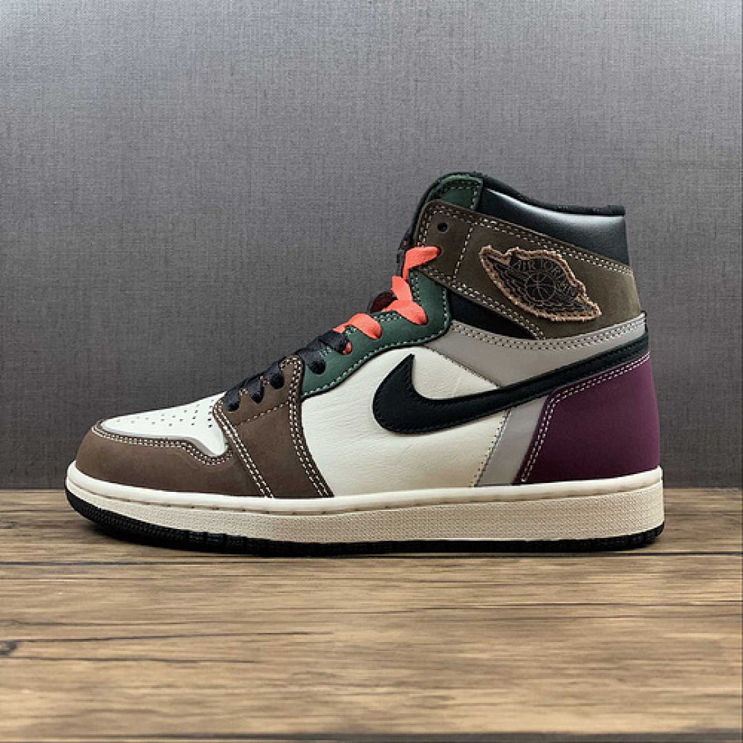 Jordan [DH3097-001]-[AIR JORDAN 1 HIGH OG HAND CRAFTED BLACK/ARCHAEO BROWN-DARK (CHOCOLATE]), photo 1