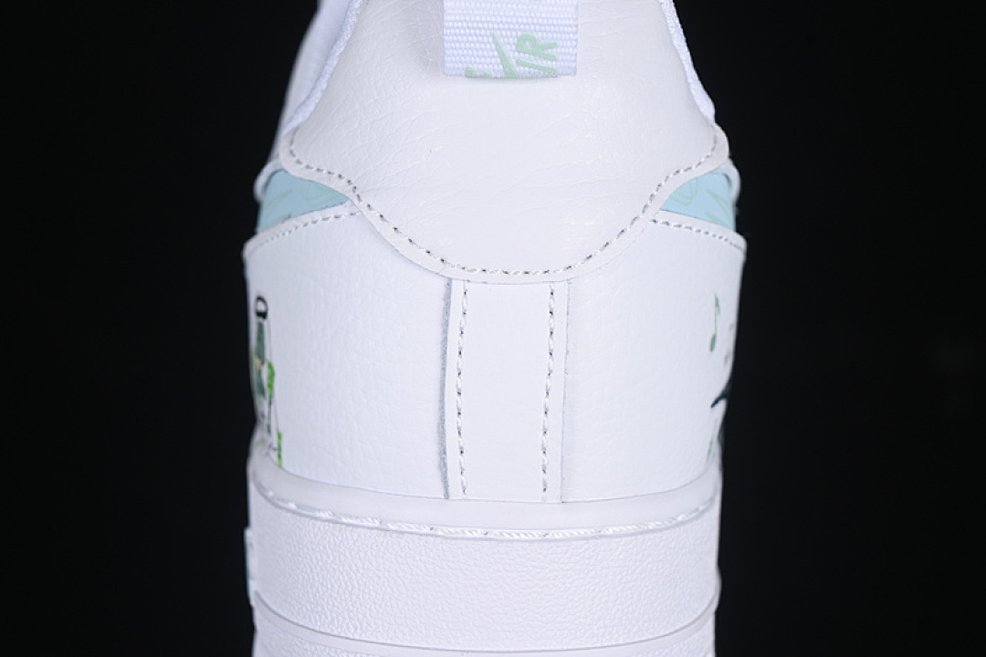 Nike [FB8971-060]-[AIR FORCE 1 07 LOW OCTOPUS BROTHER WHITE/BLUE/GREEN]-[WOMAN:36-39]-[MAN:40-45] - Image 7