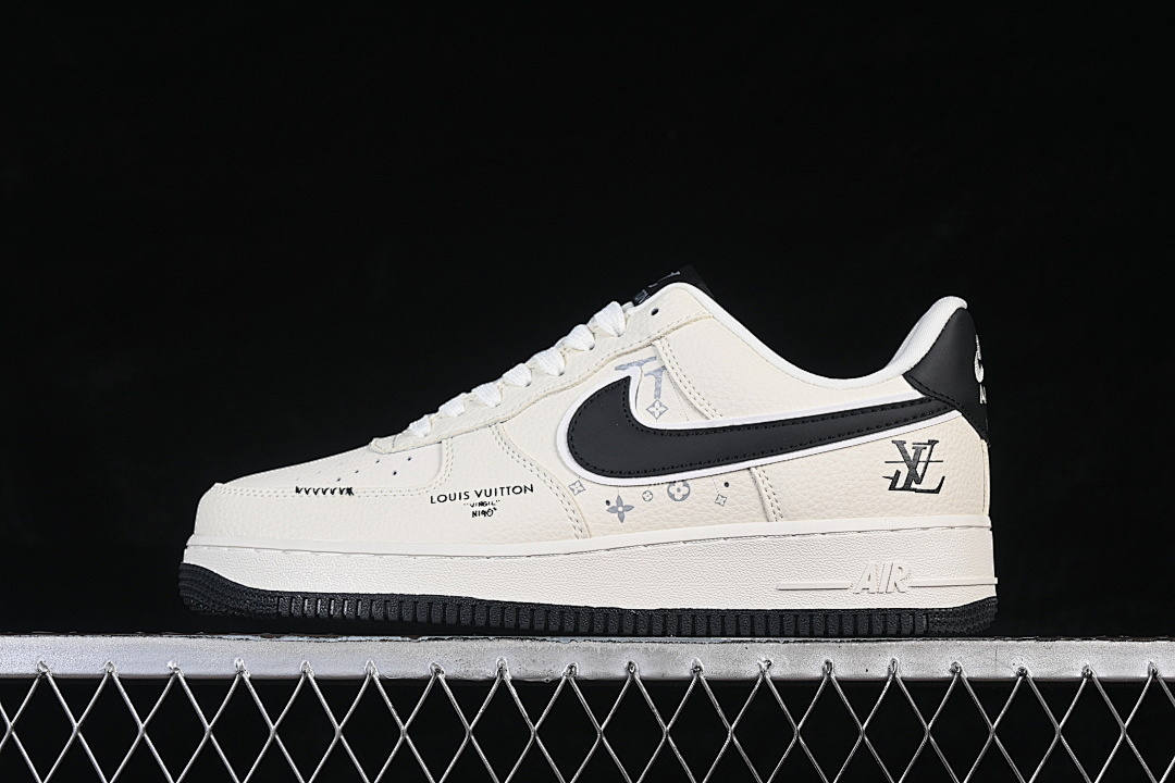 Nike [LD1999-001]-[AIR FORCE 1 07 LOW LOW-TOP CASUAL SNEAKERS WHITE/BLACK]-[WOMAN:36-39]-[MAN:40-45], photo 1