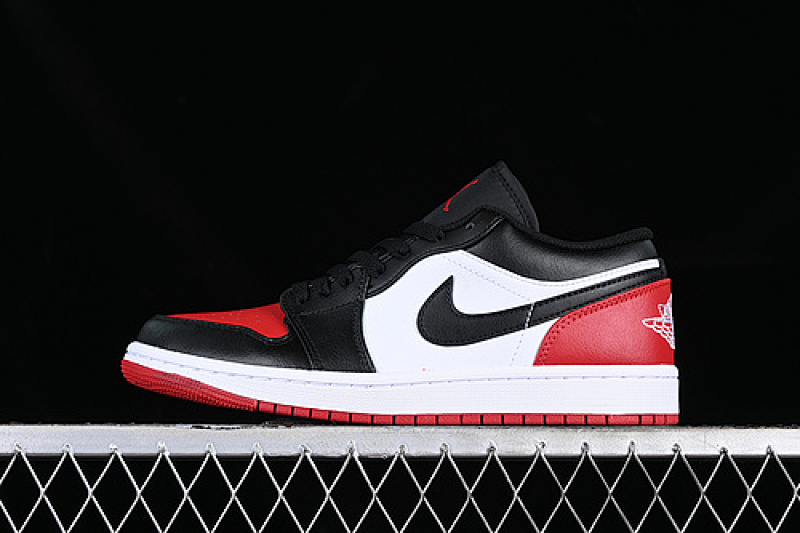 Jordan AIR Jordan 1 LOW SE RED TOE WHITE/RED/BLACK · 553558-161, photo 1