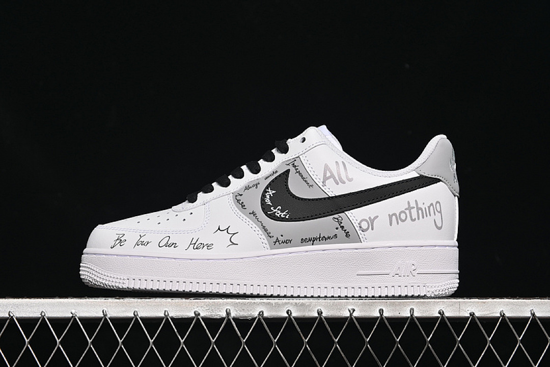 Nike Nike AIR FORCE 1 07 LOW WHITE/GREY/BLACK · ZH0316-087, photo 1
