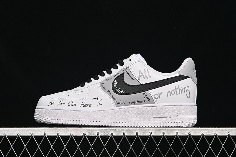 Nike Nike AIR FORCE 1 07 LOW WHITE/GREY/BLACK · ZH0316-087, photo 1