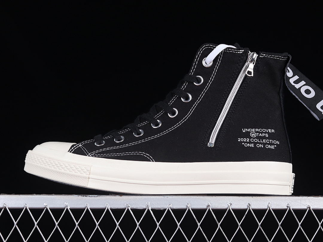 Converse Converse UNDERCOVER X WTAPS ADDICT CHUCK TAYLOR HIGH BLACK/BLACK/EGRET · 1SD164, photo 1